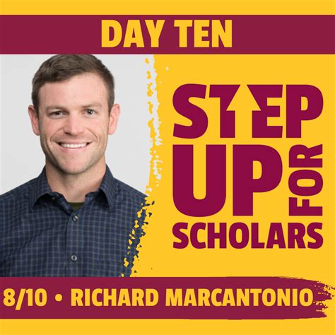 Step Up For Scholars 2022 Richard Marcantonio Pat Tillman Foundation