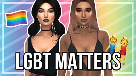 The Sims 4 Create A Sim Lgbt Matters Tag Youtube