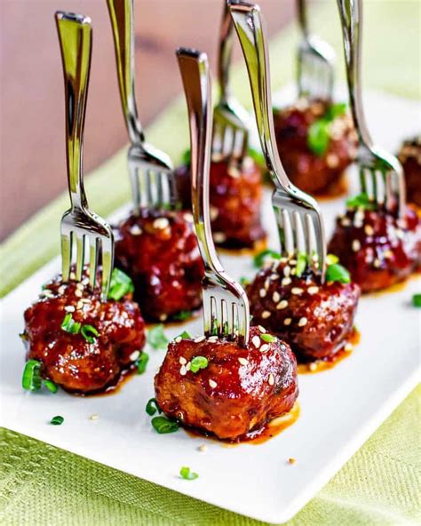 10 Great Easter Appetizers Momof6 Recipes Asian Meatballs