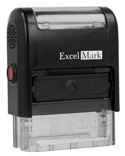 Entered Excelmark Self Inking Rubber Stamp Red Ink A1539 Pricepulse