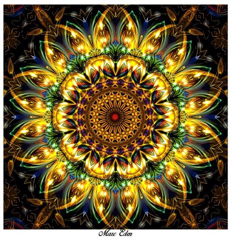 Energy Healing Mandala Wallpaper Pattern Fractal Art Dot Art Painting