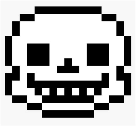 Transparent Sans Png Sans Face Pixel Art Png Download Kindpng