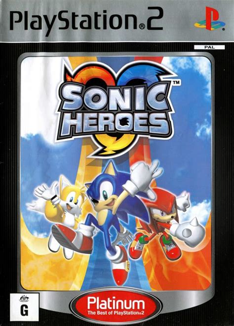 Sonic Heroes Cover Or Packaging Material Mobygames