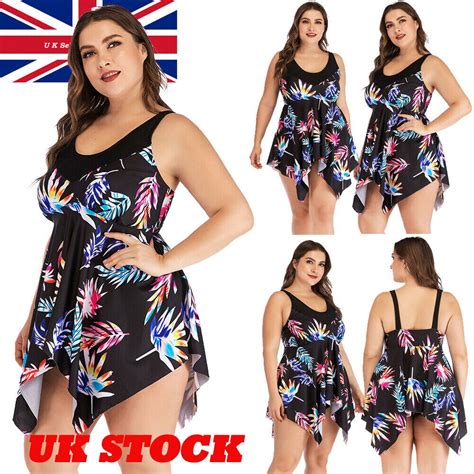 hot 2019 sexy 2pcs women plus size 4xl swimsuit print bathing suits beach padded skirt beach