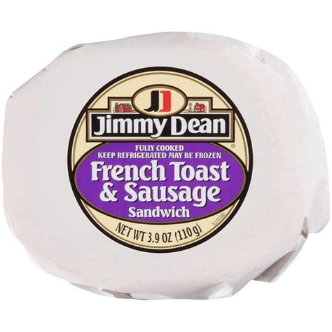 Jimmy Dean French Toast And Sausage Breakfast Sandwich 365 Oz Instacart