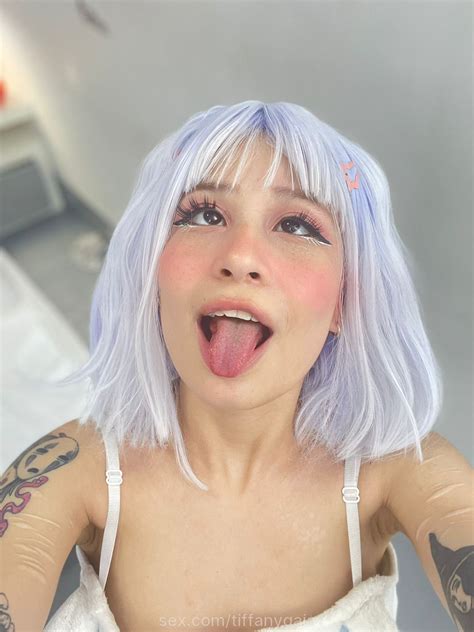Tiffanygaia Otaku Pretty Fuck Ahegao Cute Kittygirl Tongue Cosplay Anime
