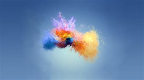 Wallpaper Colors Splash 4k Abstract 18458