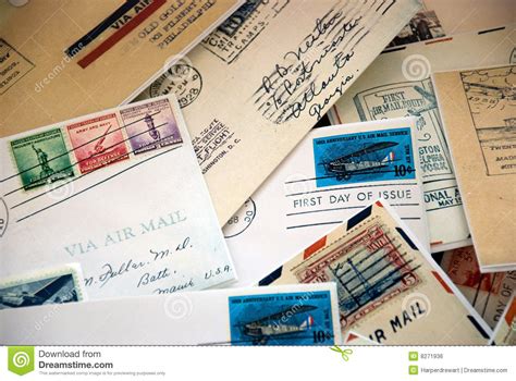 Old Letters Background Royalty Free Stock Image - Image: 8271936