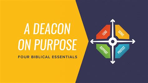 A Deacon On Purpose Southern Baptists Of Texas Convention