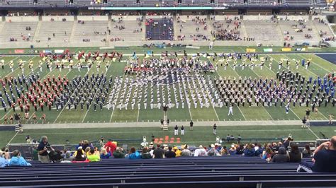 2015 University Of Akron Marching Band Halftime Broadway Tribute Show