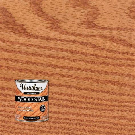 Varathane 1 Qt Colonial Maple Premium Fast Dry Interior Wood Stain 2 Pack 266261 The Home Depot