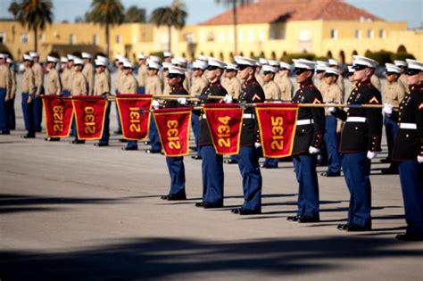 Female Marine Recruits Arrive For San Diego Boot Camp