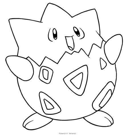 Pokemon Togepi Coloring Page Sketch Coloring Page Porn Sex Picture