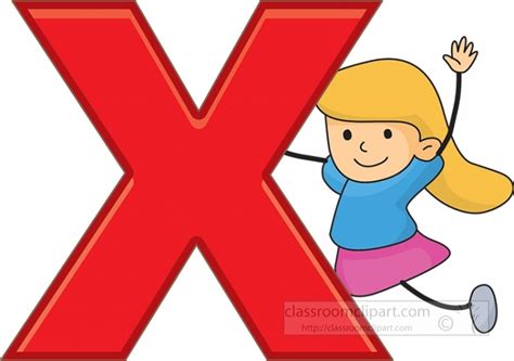 Alphabet Letters With Kids Children Alphabet Letter X