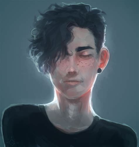 Portrait By Gem1ny Portrait Character Design Male Guy Drawing
