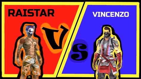 Free fire is the ultimate survival shooter game available on mobile. Raistar vs Vincenzo || Free fire OP Gameplay || - YouTube