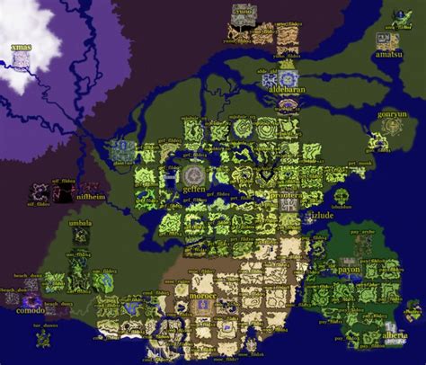 Ragnarok Online World Map StrategyWiki Strategy Guide And Game Reference Wiki