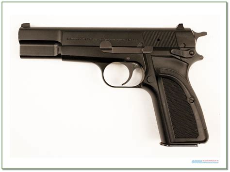 Browning Hp 9mm Semi Auto Exc Cond For Sale At