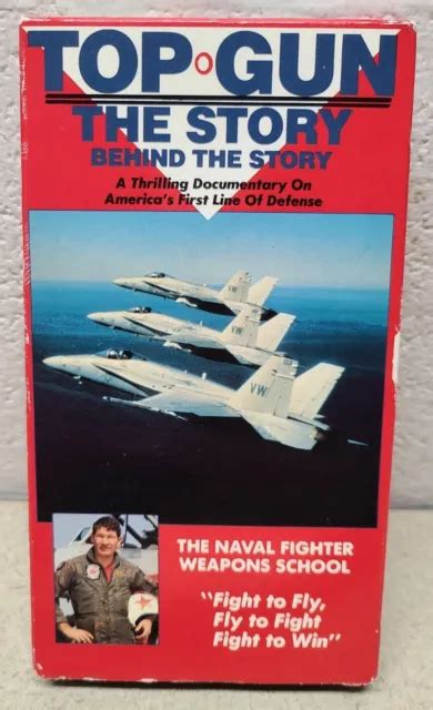 Top Gun The Story Behind The Story Vhs Vintage Military History Us