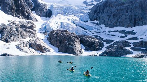 Helicopter Glacier Kayaking Every Spring Alpine And Glacier Lakes