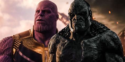 Darkseid Vs Thanos How The Justice League And Avengers Villains Are