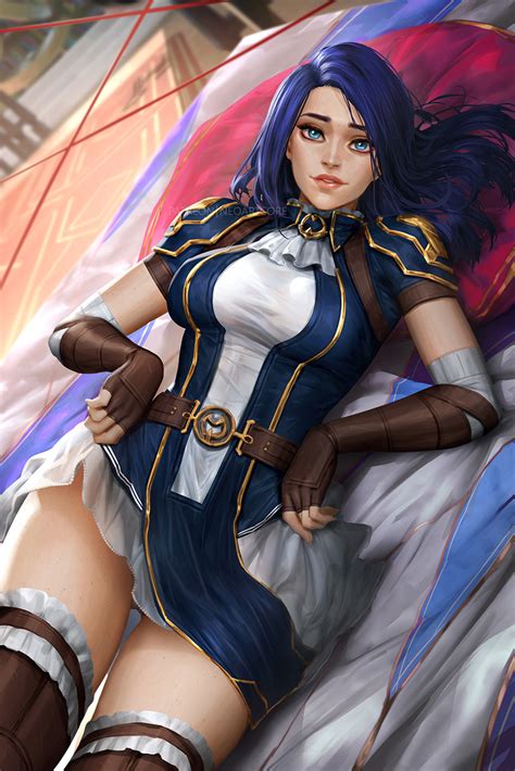 Caitlyn And Arcane Caitlyn League Of Legends And More Drawn By
