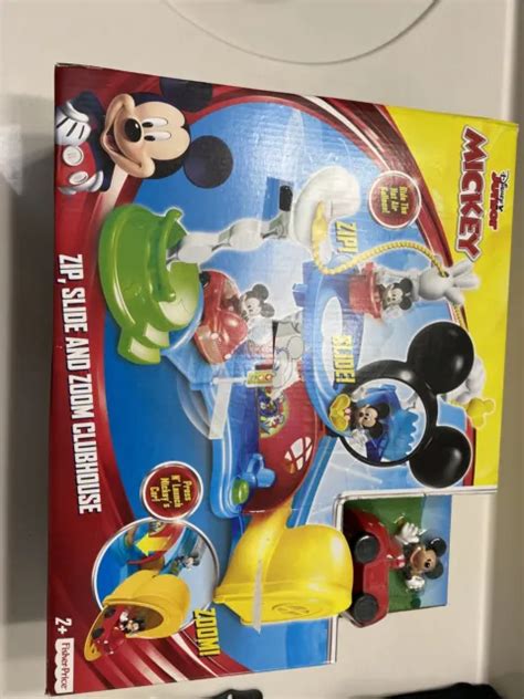 Fisher Price Disney Mickey Mouse Clubhouse Zip Slide And Zoom Playset 75