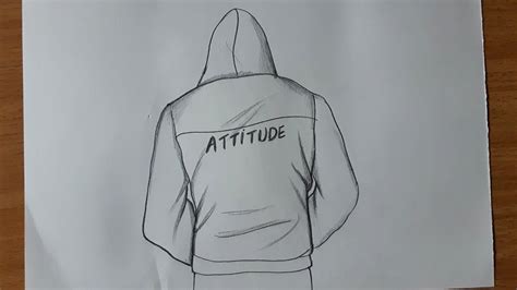 How To Draw A Attitude Boy Easy Step By Step Youtube