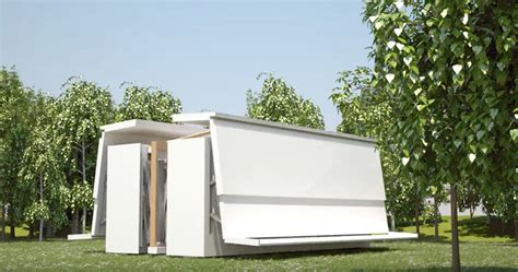 Ten Folds Houses Unfold In Eight Minutes At The Push Of A Button