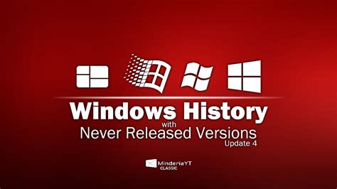 Windows History With Never Released Versions Update 4 Youtube