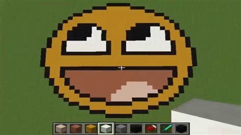 The Smiley Emoji Minecraft Pixel Art Creative Builds 8 Happy