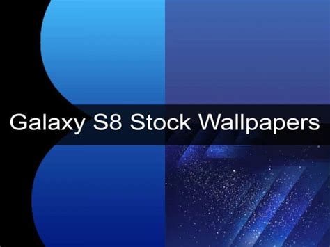 Download Samsung Galaxy S8 Stock Wallpapers Leaked