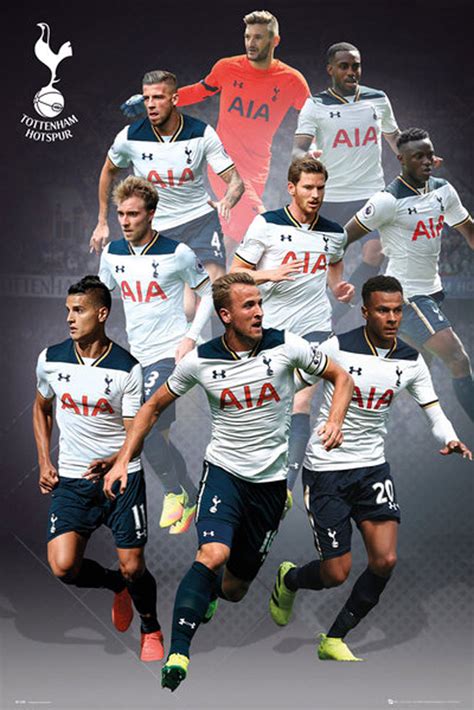 The latest spurs news, match previews and reports, transfer news and tottenham hotspur blog posts from around the world, updated 24 hours a day. Fußball - Tottenham Players 16/17 - Poster - 61x91,5