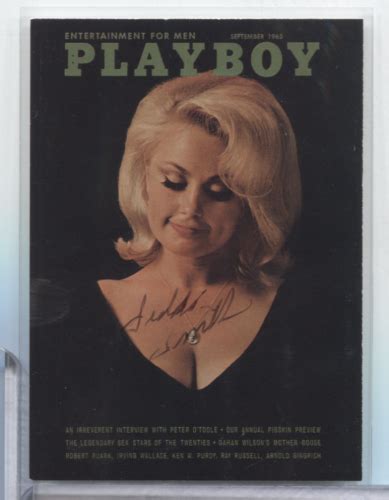Teddi Smith Playmate Autographed Playbabe Card W COA MLCD EBay