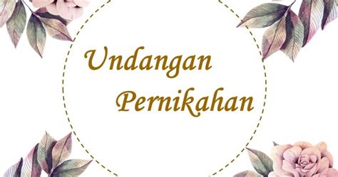 It contains a couple just getting married and curve lines on the pink background. Template Wedding Invitation Video dengan Powerpoint - Zikku