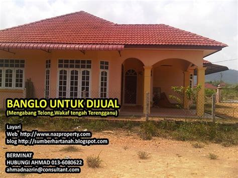 Ingin menyewakan hartanah di kuala terengganu? Banglo Untuk dijual di Wakaf Tengah,Kuala Terengganu MURAH ...