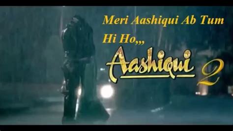 Meri Aashiqiu Ab Tum Hi Ho Original Karaoke With Lyricsaashiqiu2 Youtube
