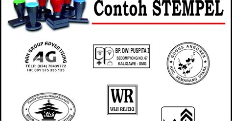 Stempel Rumah Makan Sederhana Toko Rofin