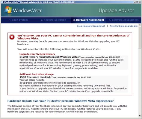 Windows Vista Upgrade Advisor Winfuturede