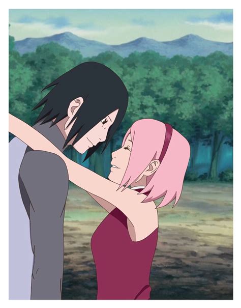 Sasuke Uchiha Sakura Haruno Sasusaku Naruto Shippuden Anime Images