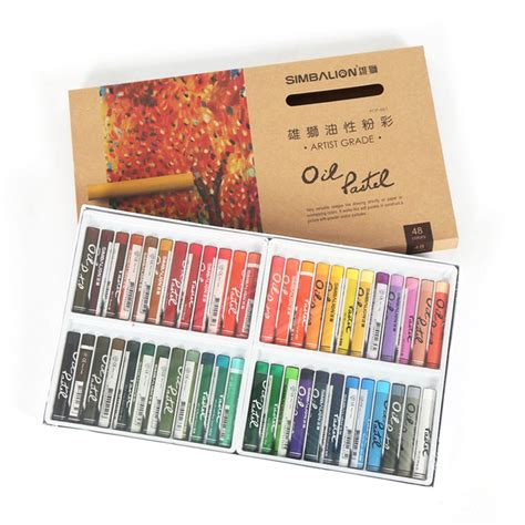 48 Colors Heavy Color Oil Pastel For Artist Student Graffiti Painting