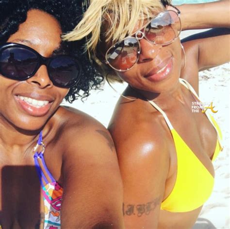 Beach Body Motivation Mary J Blige Shares Bikini Shot For 45th