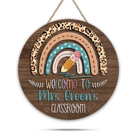 Buy Teacher Appreciation Gifts Personalized Teacher Signs For Classroom Teacher Door Signs