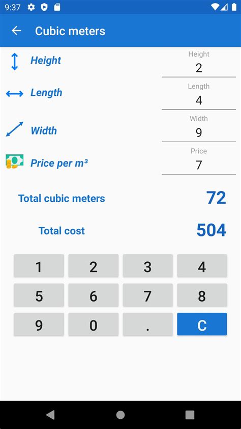 Square Meters Calculator For Android Apk Download