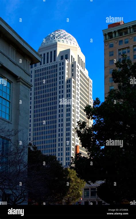 Tall Office Buildings In Downtown Louisville Kentucky Stock Photo Alamy
