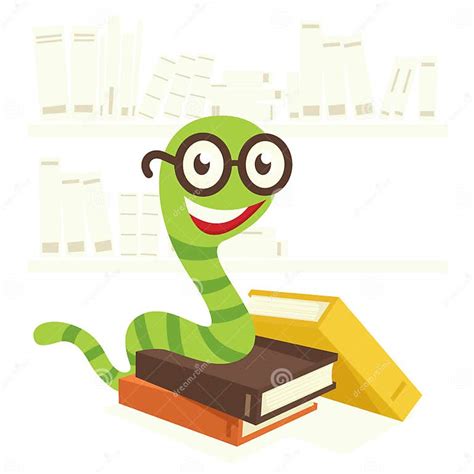 Bookworm Stock Vector Illustration Of Bookworm Data 10856516