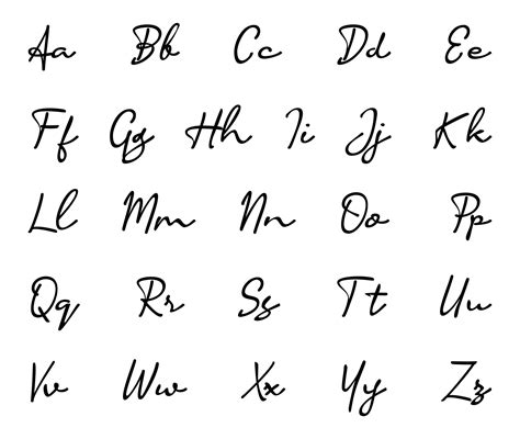 Printable Alphabet Lettering Styles