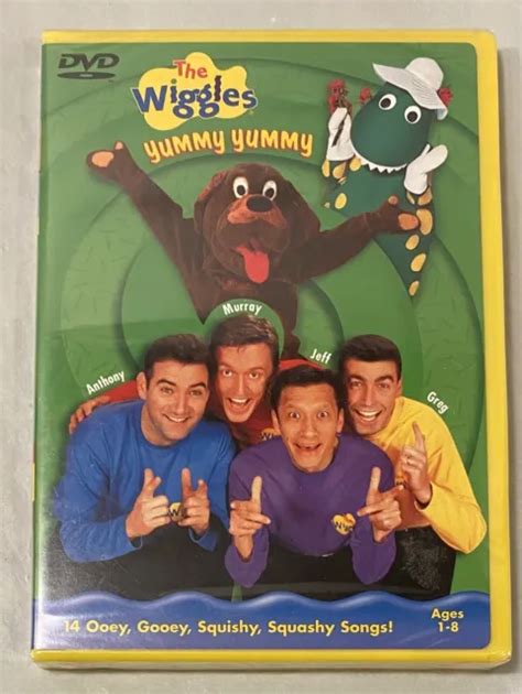 The Wiggles Yummy Yummy Dvd 2002 New Factory Sealed Yellow Case 22
