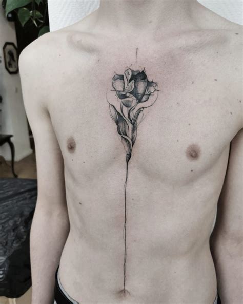 Share More Than 84 Rose Chest Tattoo Male Latest Vn