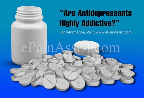 are antidepressants highly addictive